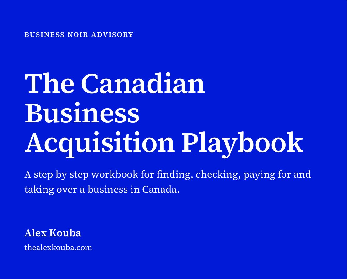 The Canada Acquisition Playbook cover